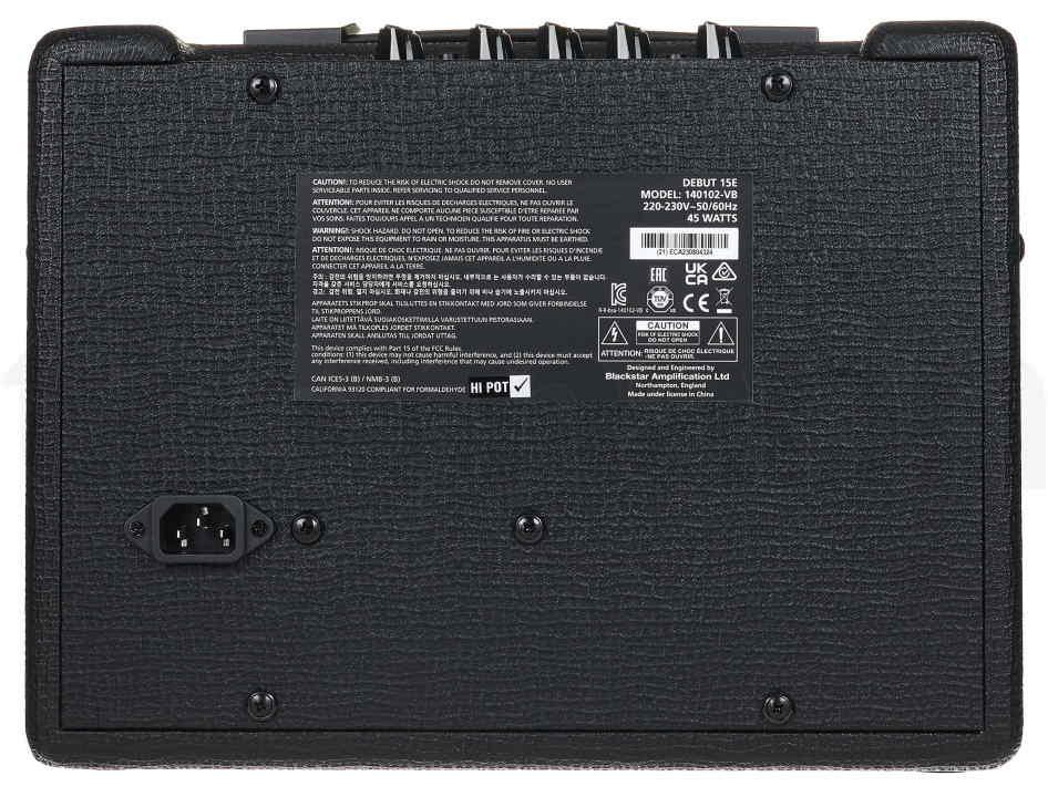 Ampli Blackstar Debut 15E – Black