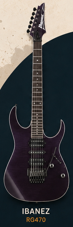 Location avec Option d'Achat sur la Ibanez RG 470 à l'Antre Musicale de Figeac Location avec Option d'Achat sur la Ibanez RG 470 à l'Antre Musicale de Figeac